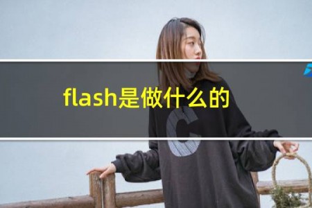 flash是做什么的